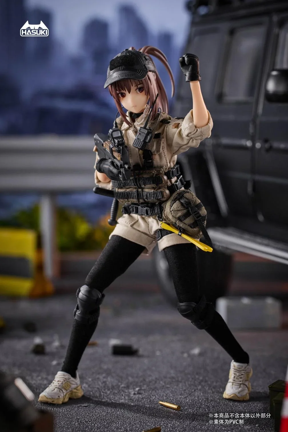 [Pre-order] Original Character - Pocket Art Series Pa006 Reizei Hiyo The Security 1/12 Scale Action Figure HASUKI - Image 2