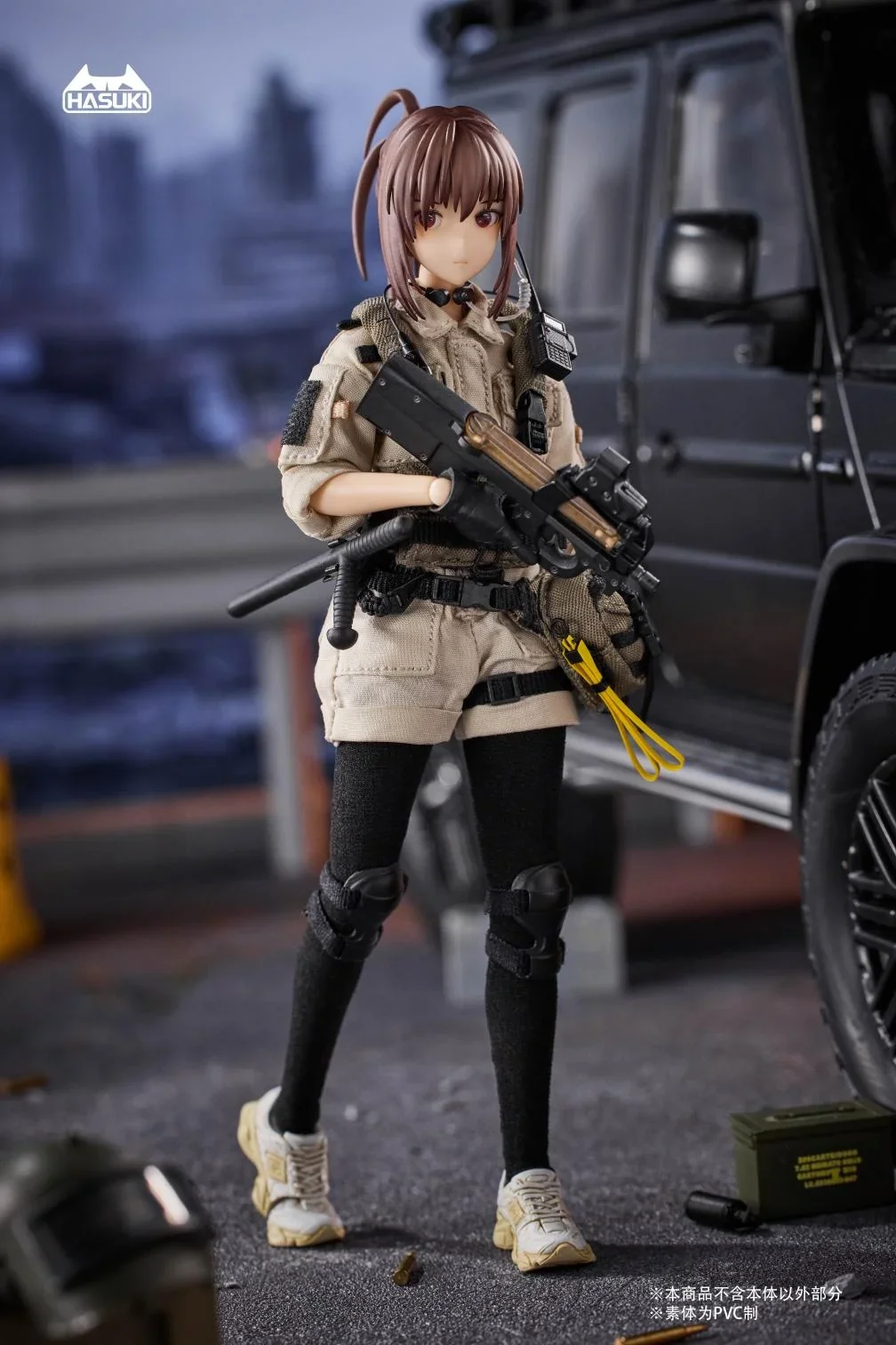[Pre-order] Original Character - Pocket Art Series Pa006 Reizei Hiyo The Security 1/12 Scale Action Figure HASUKI - Image 5