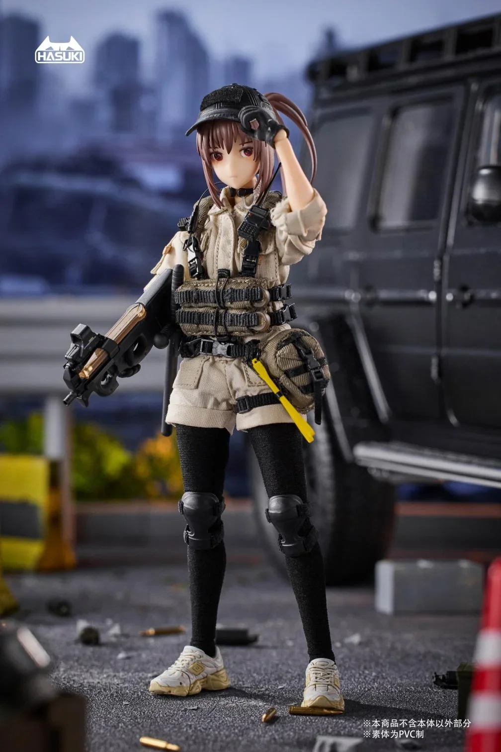 [Pre-order] Original Character - Pocket Art Series Pa006 Reizei Hiyo The Security 1/12 Scale Action Figure HASUKI - Image 7