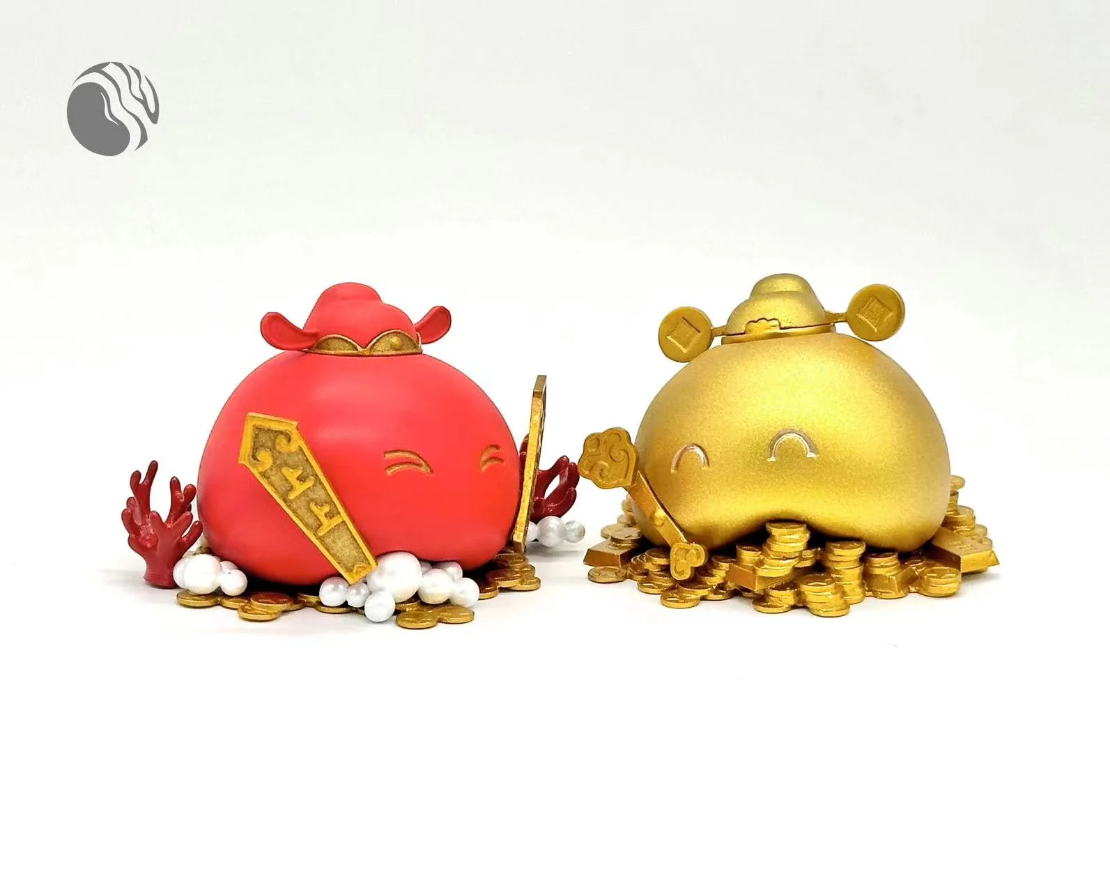 [Pre-order] Original Character - Slime Family God of Wealth and God of Fortune Set Mini Figure Uloop - Image 2