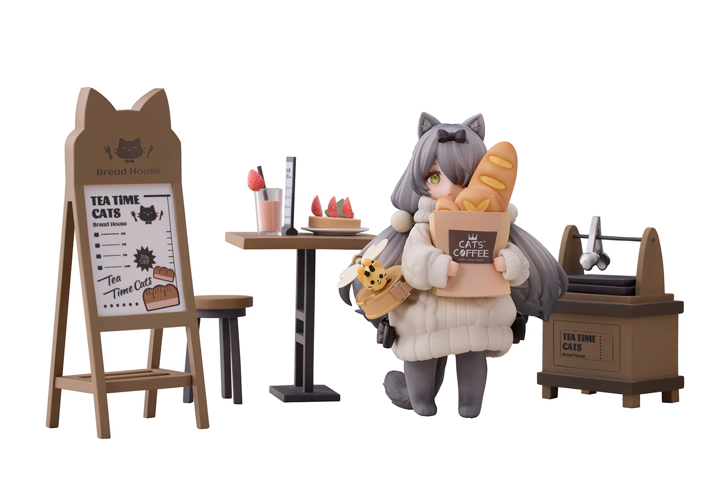 [Pre-order] Original Character - Tea Time Cats DLC Series Meow Town Bakery Shop Assistant & Customer Cat Mini Figure RIBOSE - Image 26