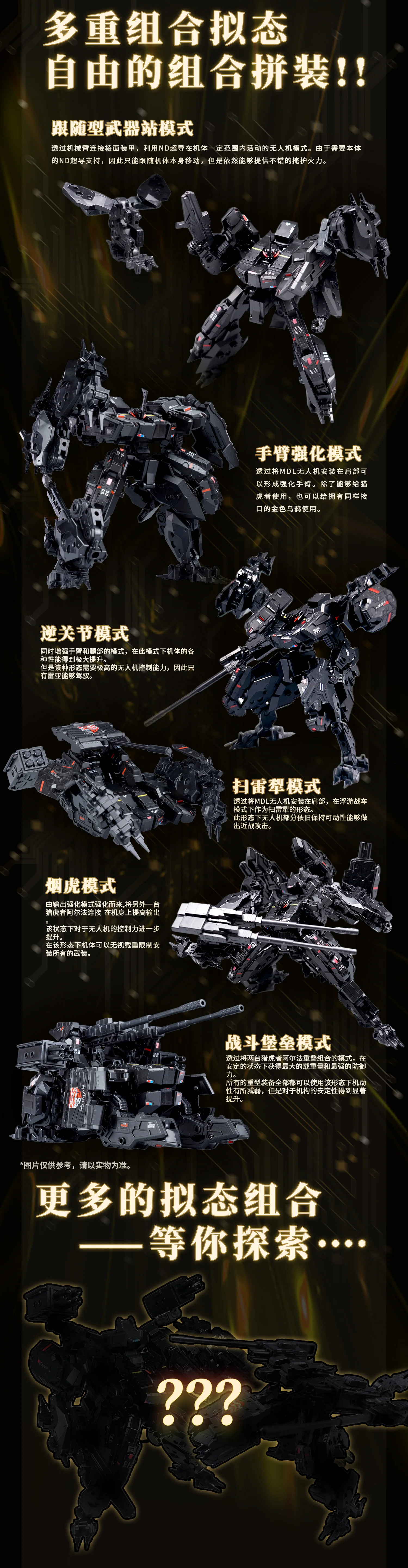 [Pre-order] Original Character - Tiger Hunt Type-Alpha Smokey Tiger (Gun Power & Black Tiger Set Of Two) Alloy Action Figure Big Firebird Toys - Image 9