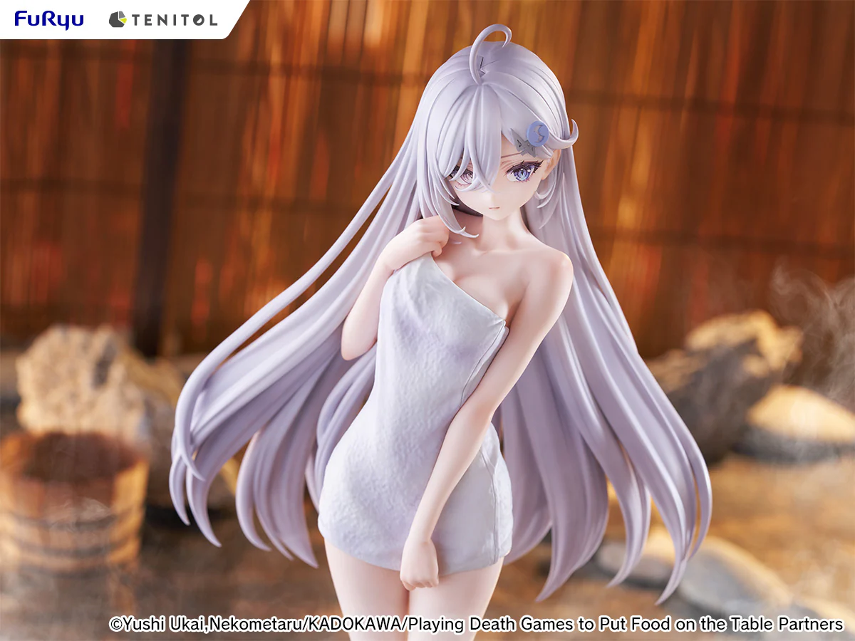 [Pre-order] Playing Death Games to Put Food on the Table - Yuki (Golden Bath Ver.) Tenitol Tall Non Scale Figure FuRyu Corporation - Image 2