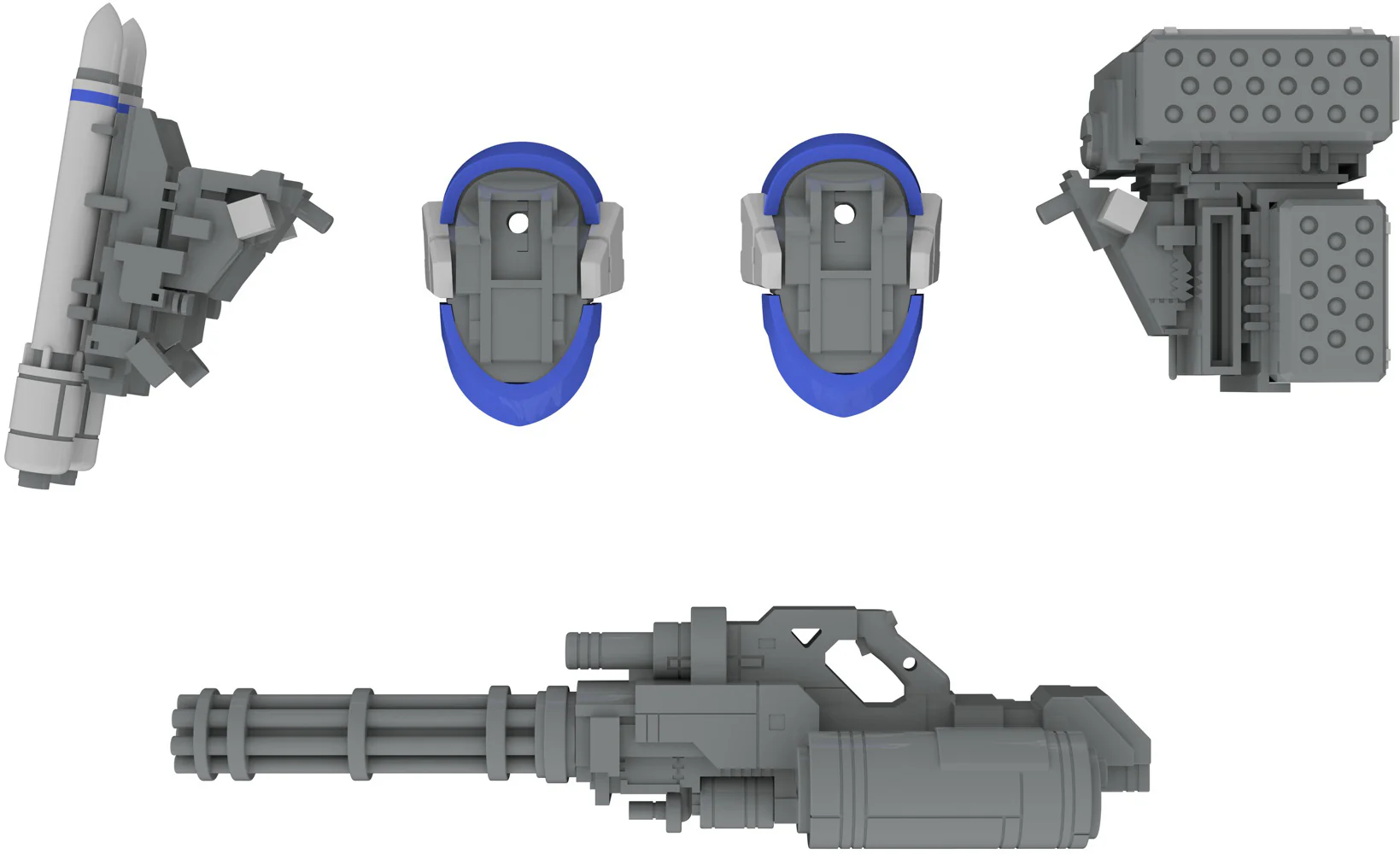[Pre-order] POWER DoLLS - X-4+(PD-802) WEAPON SET3 Plastic Model Kit PLUM - Image 4