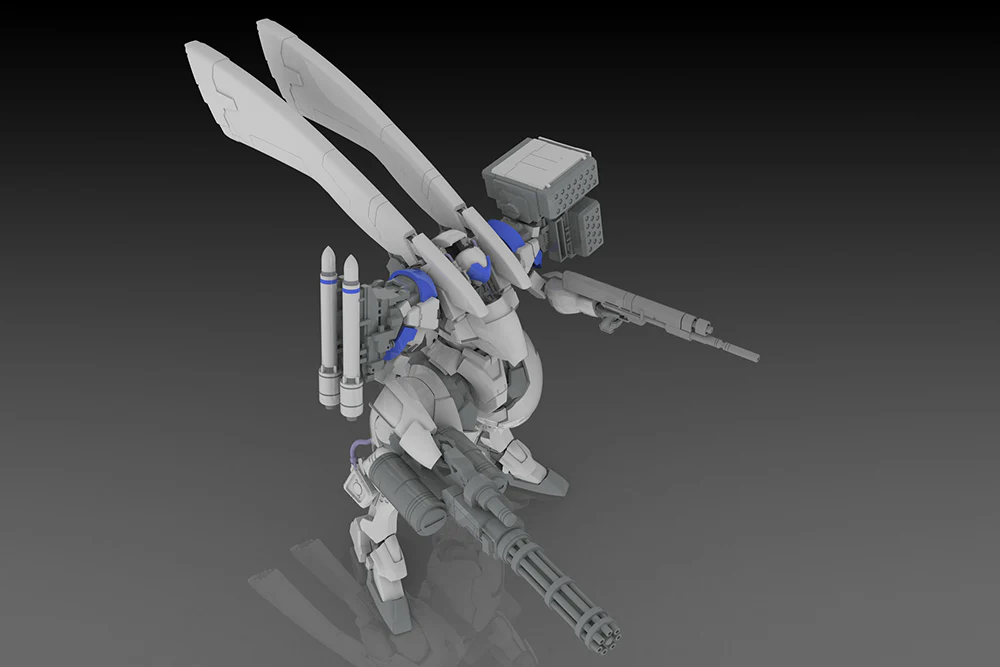 [Pre-order] POWER DoLLS - X-4+(PD-802) WEAPON SET3 Plastic Model Kit PLUM - Image 6