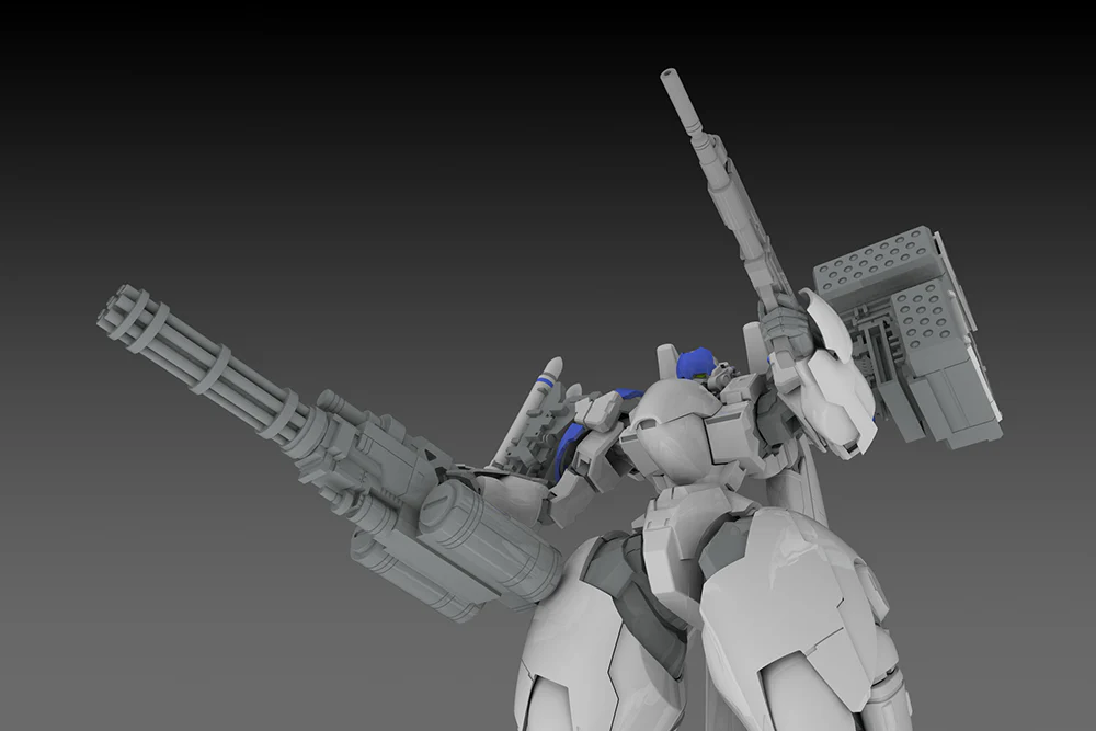 [Pre-order] POWER DoLLS - X-4+(PD-802) WEAPON SET3 Plastic Model Kit PLUM - Image 7