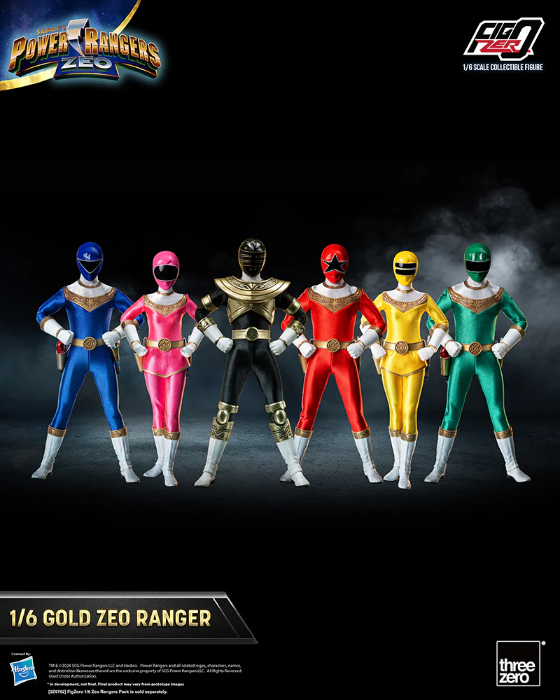 [Pre-order] Power Rangers - Gold Zeo Ranger 1/6 Scale Action Figure ThreeZero - Image 3