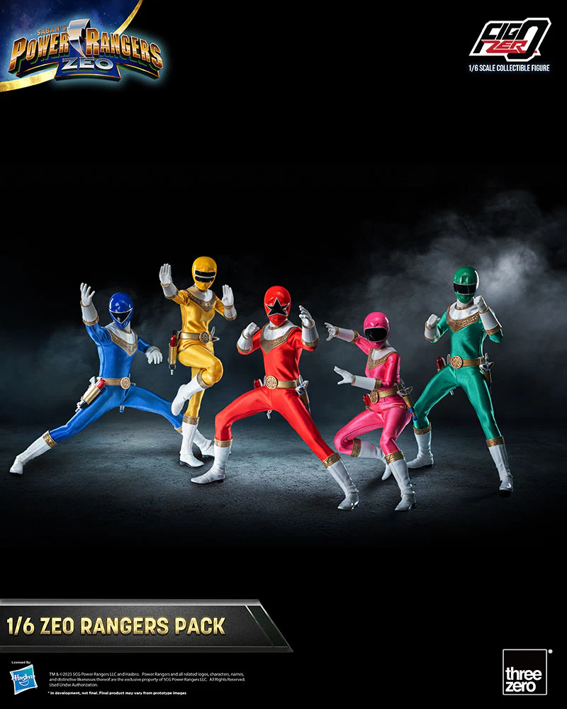 [Pre-order] Power Rangers Zeo - Zeo Rangers Pack 1/6 Action Figure ThreeZero - Image 9