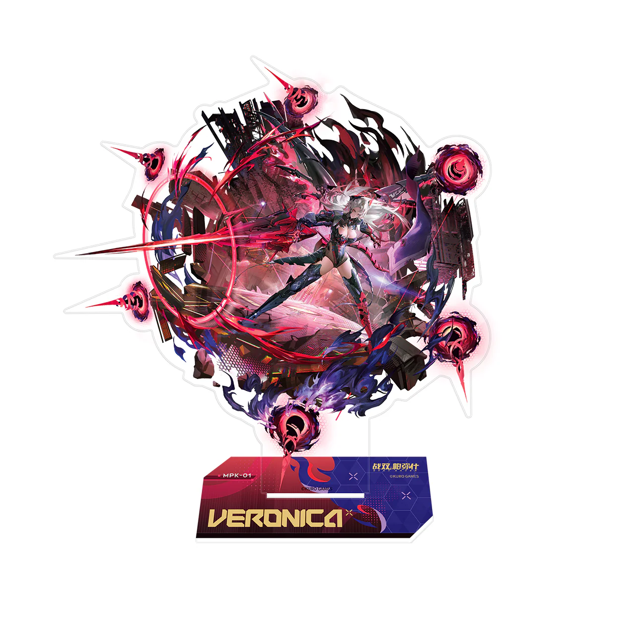 [Pre-order] Punishing: Gray Raven - Veronica: Aegis Frame Scene Illustration Standee KURO GAMES - Image 2