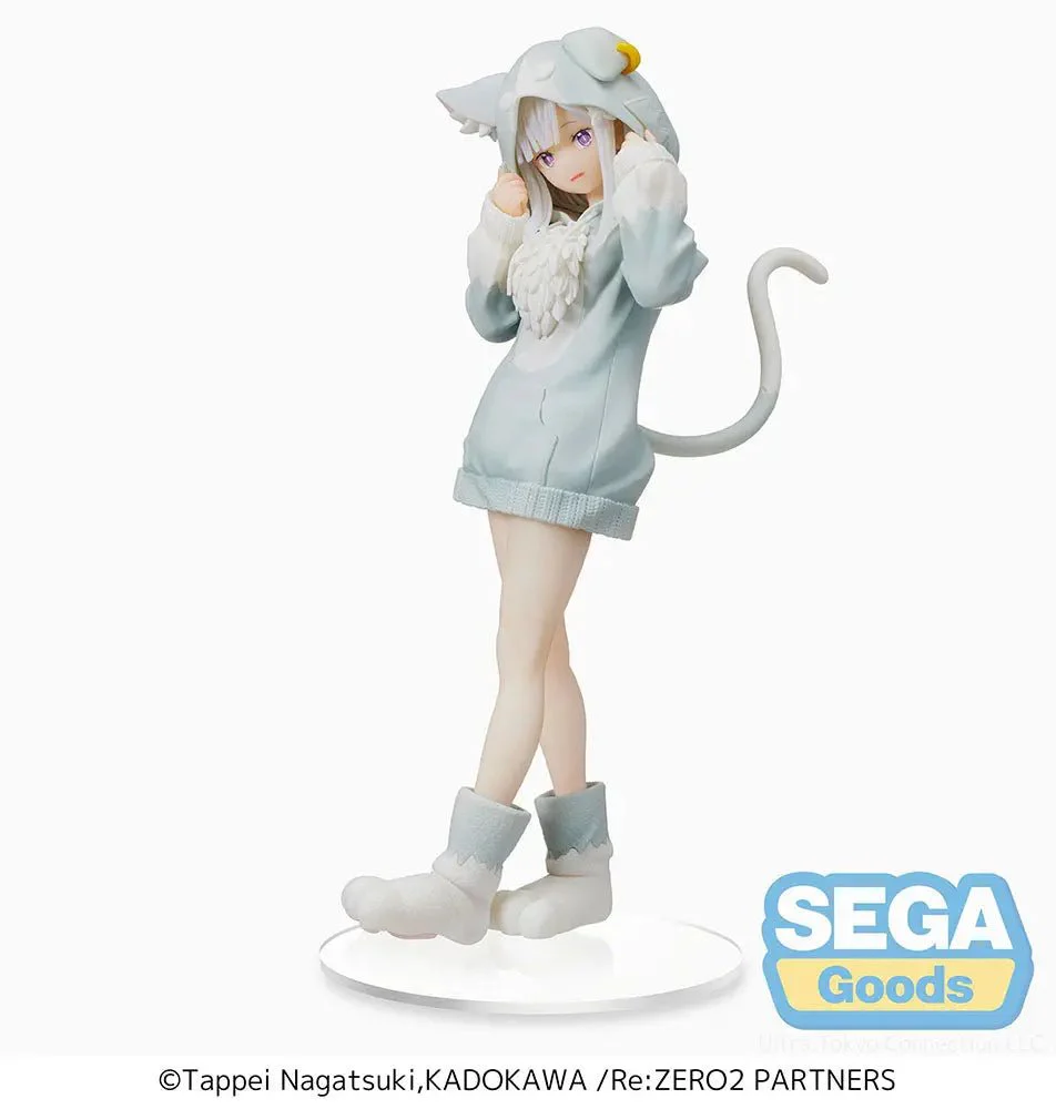 Re:Zero -Starting Life In Another World - Emilia The Great Spirit Puck SPM Prize Figure SEGA - Image 2