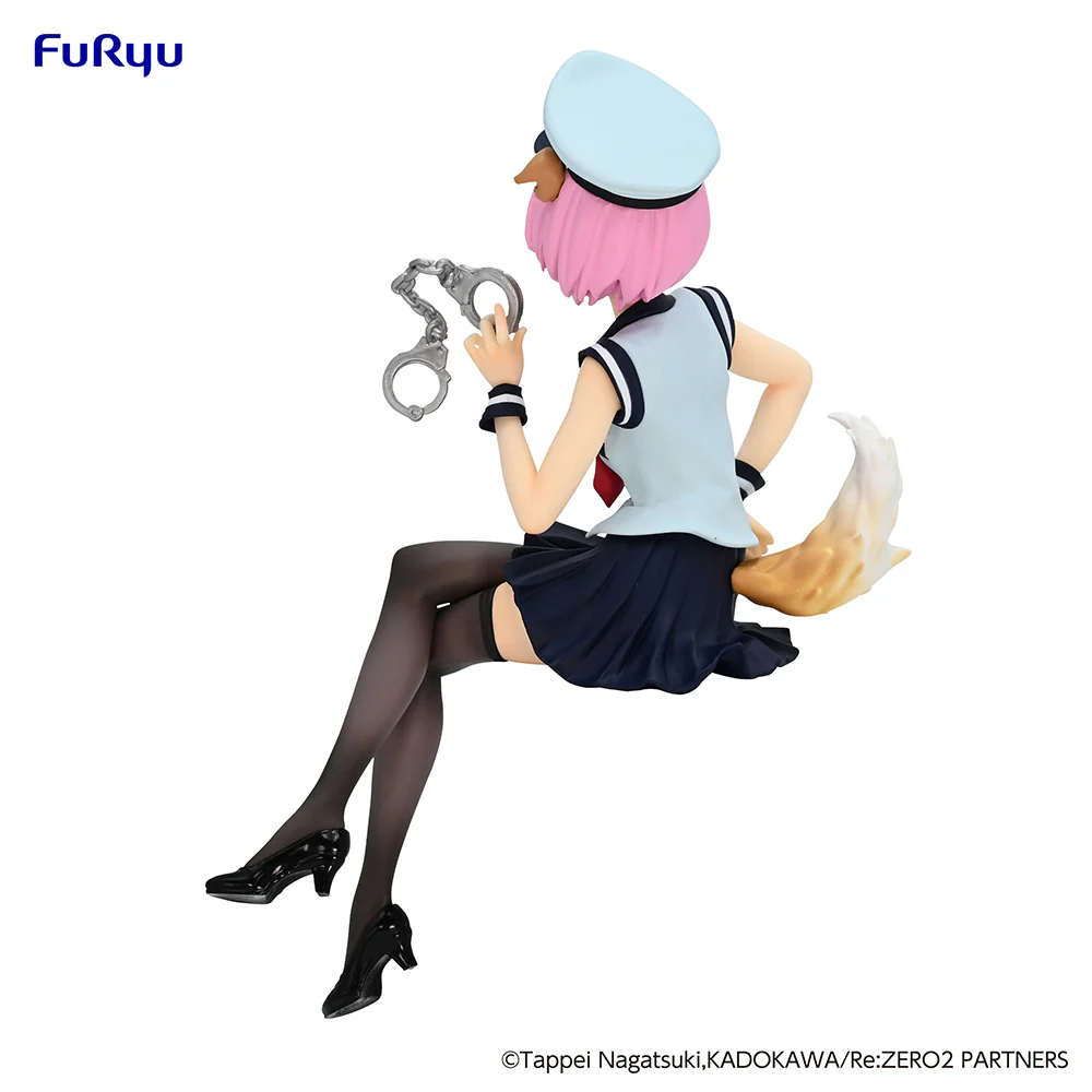 [Pre-order] Re:ZERO Starting Life in Another World - Ram(Police Officer Cap with Dog Ears Ver.) Noodle Stopper Prize Figure FuRyu Corporation - Image 5