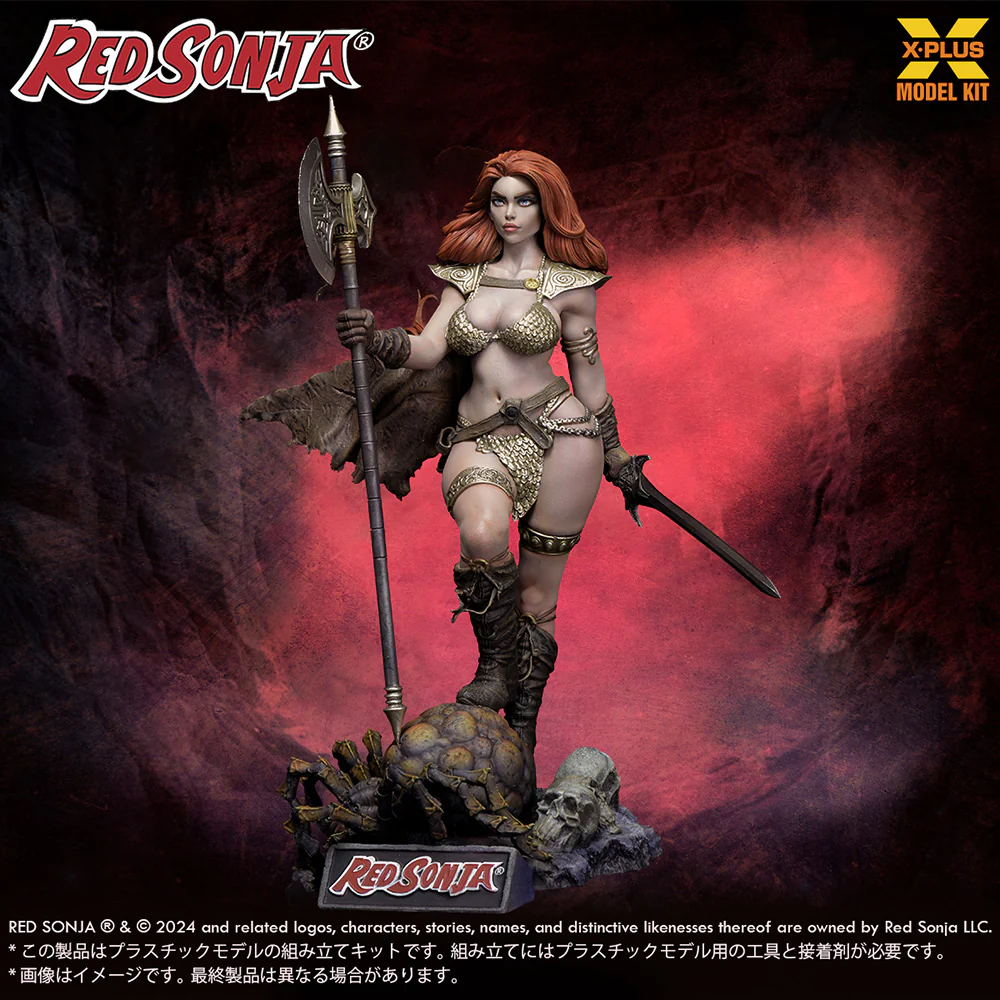 [Pre-order] Red Sonja - Red Sonja 1/8 Scale Plastic Model Kit X-Plus - Image 2