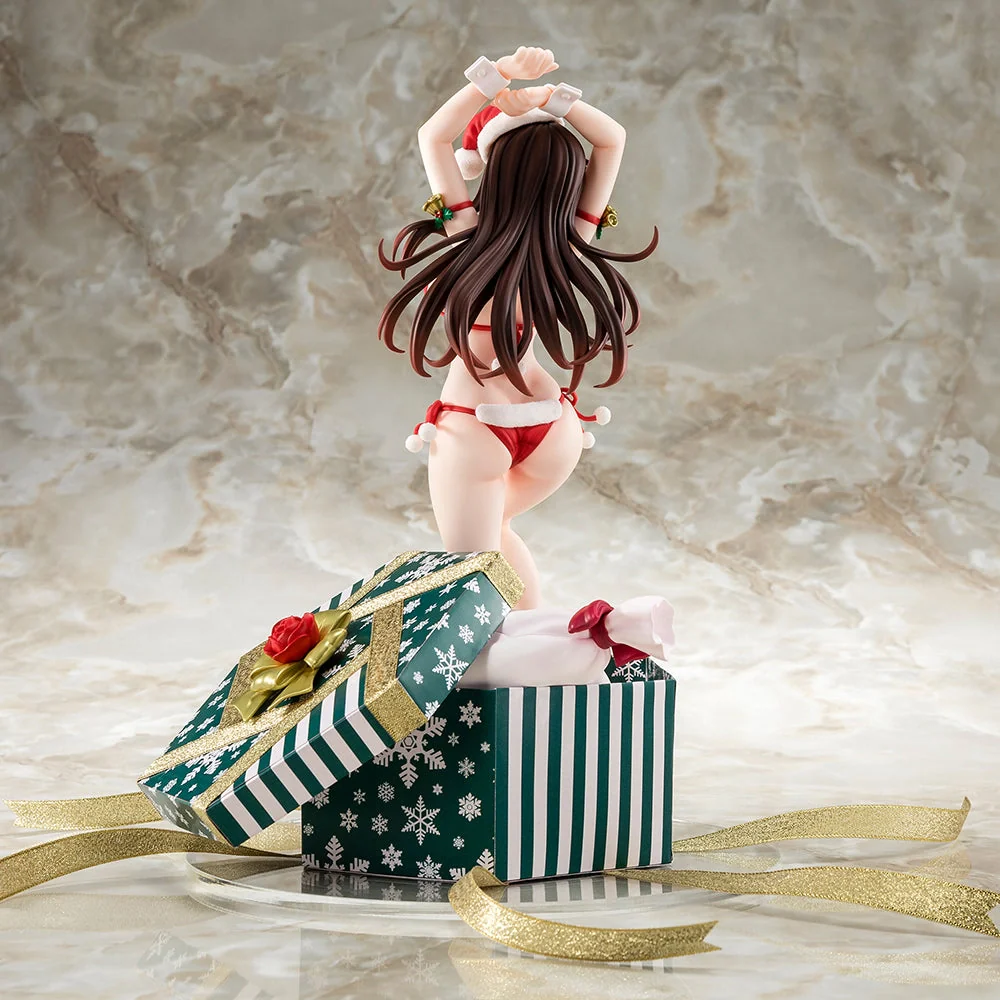 [Pre-order] Rent-A-Girlfriend - Mizuhara Chizuru in a Santa Claus bikini de fluffy figure 2nd Xmas 1/6 Scale Figure Hakoiri Musume - Image 7