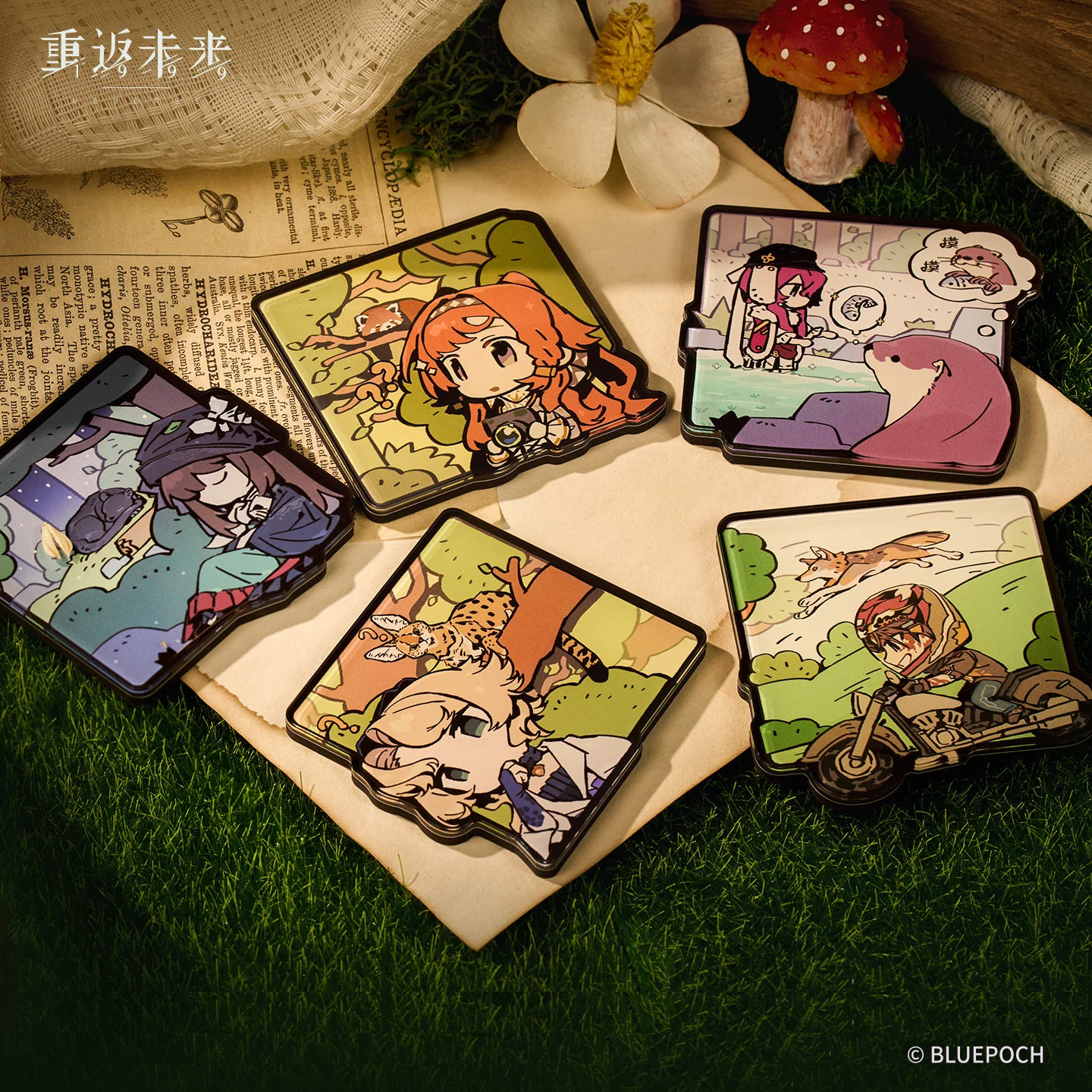 [Pre-order] Reverse: 1999 - Forest Trail Friends Acrylic Fridge Magnet Set BLUEPOCH