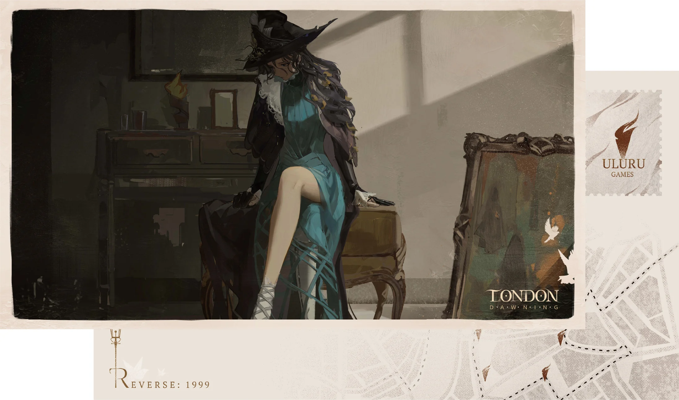 [Pre-order] Reverse: 1999 - London Dawning Series Illustration Postcard Pack BLUEPOCH - Image 7