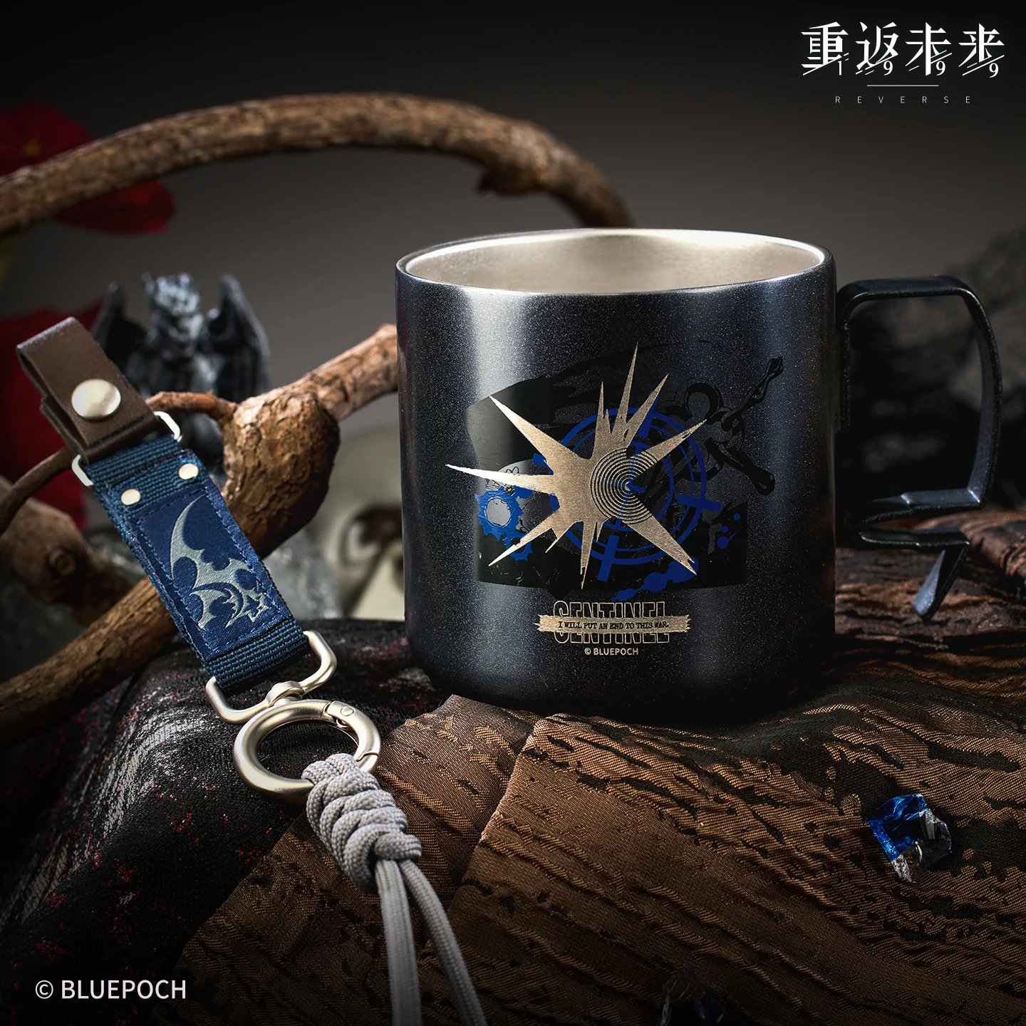 [Pre-order] Reverse: 1999 - Sentinel & Charon Steel Mug & Nylon Lanyard Set BLUEPOCH - Image 3