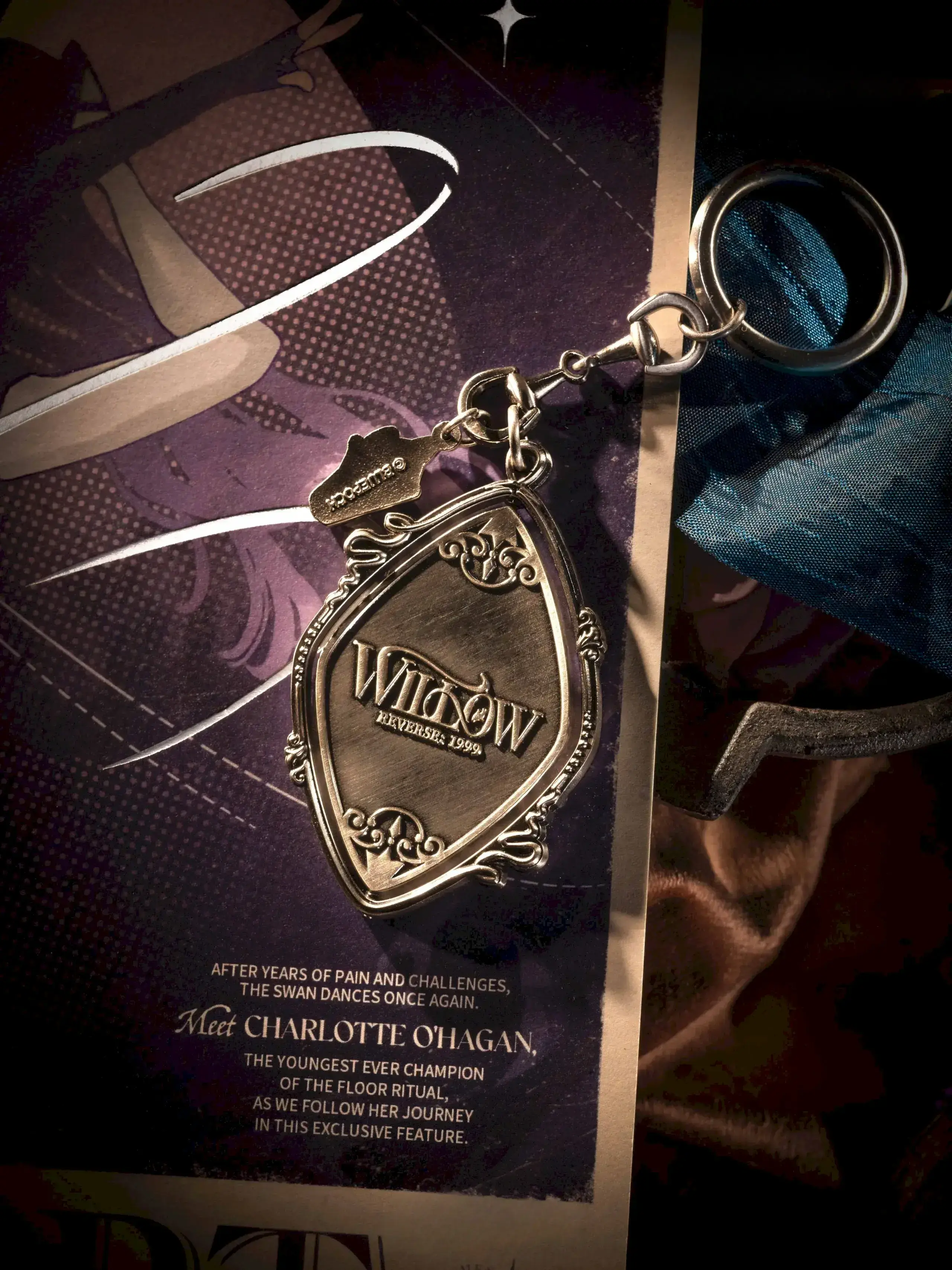[Pre-order] Reverse: 1999 - Wings Unfurled Series Willow Magazine Clipping & Metal Bag Charm BLUEPOCH - Image 3
