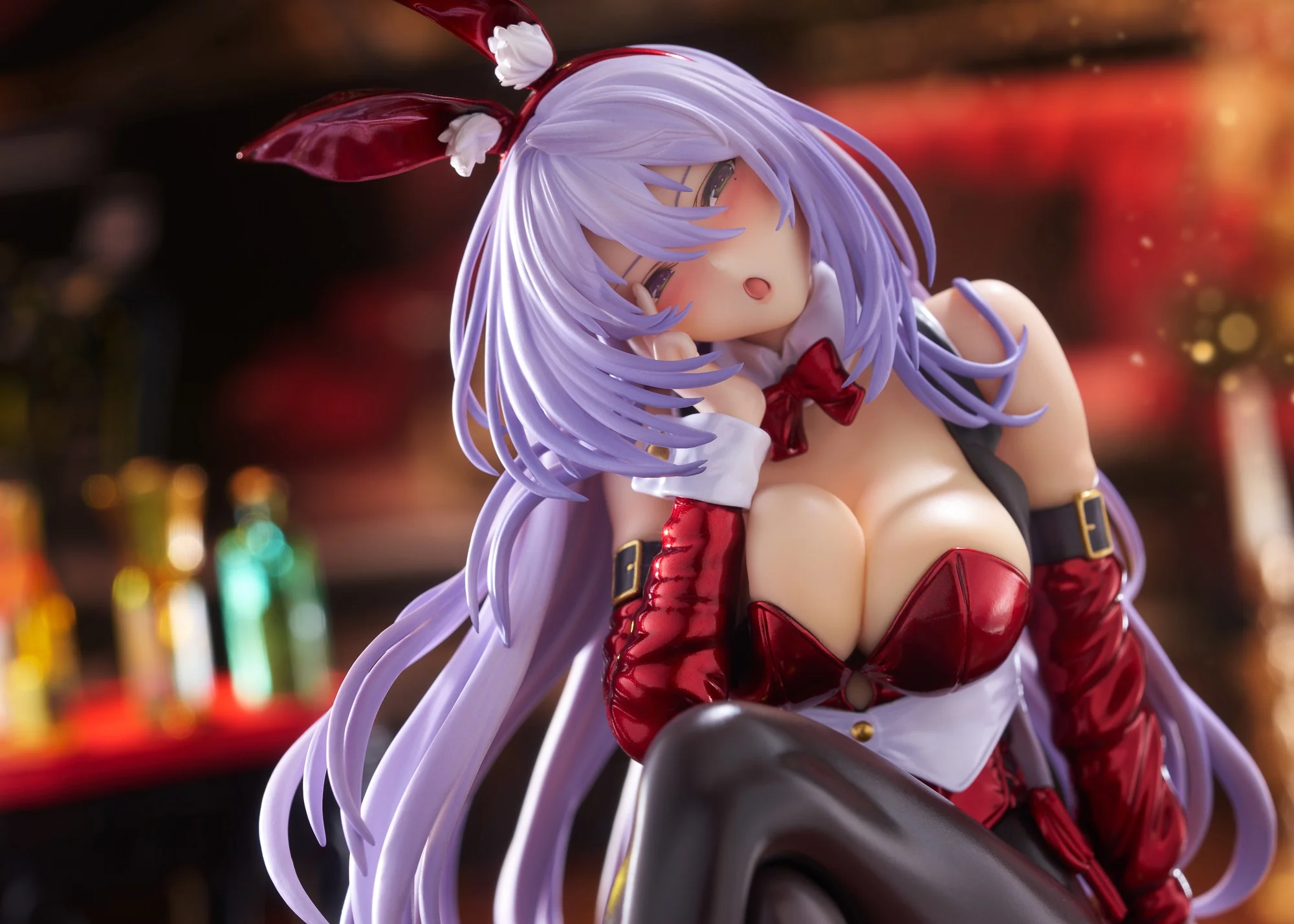 [Pre-order] She Laughs Shy...I Feel Ashamed - AMAGASA TSUDURI (Bunny Ver.) 1/7 Scale Figure PLUM - Image 4