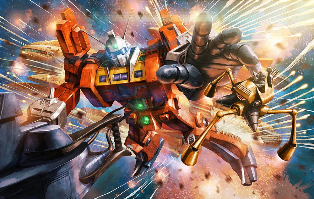[Pre-order] Space Runaway - Space Runaway Ideon Anime Color Ver. 1/450 Scale Plastic Model Kit Aoshima - Image 18