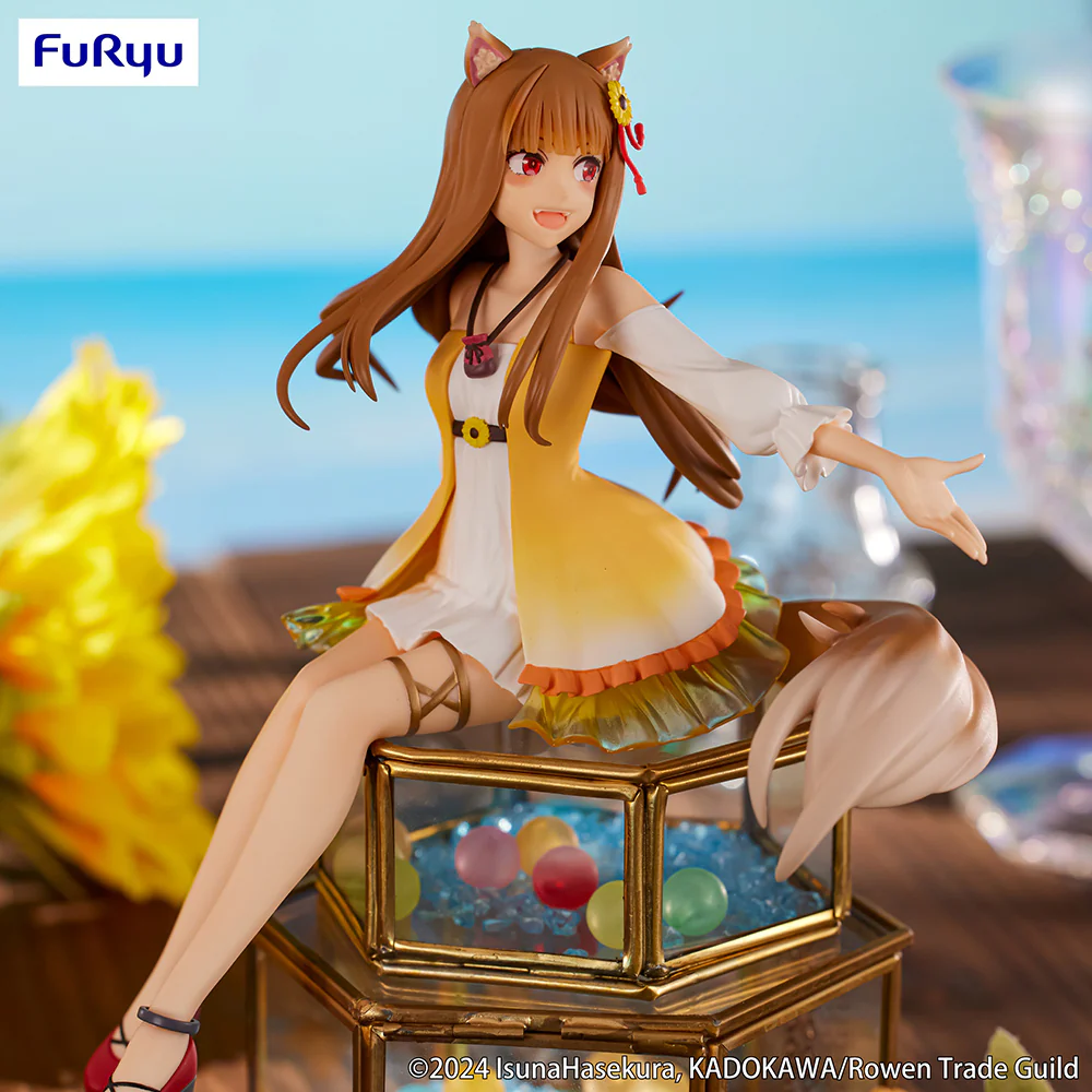 [Pre-order] Spice and Wolf - Holo (Sunflower Dress Ver.) Noodle Stopper Prize Figure FuRyu Corporation - Image 4