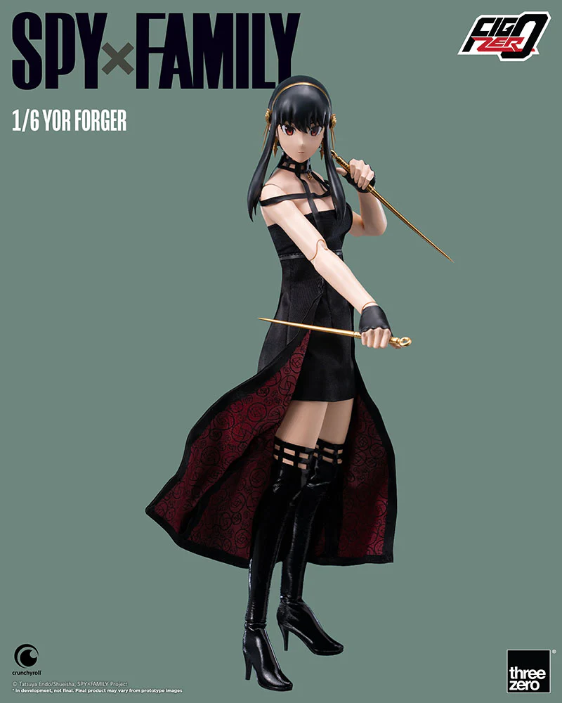 [Pre-order] SPYxFAMILY - Yor Forger FigZero 1/6 Action Figure ThreeZero - Image 11