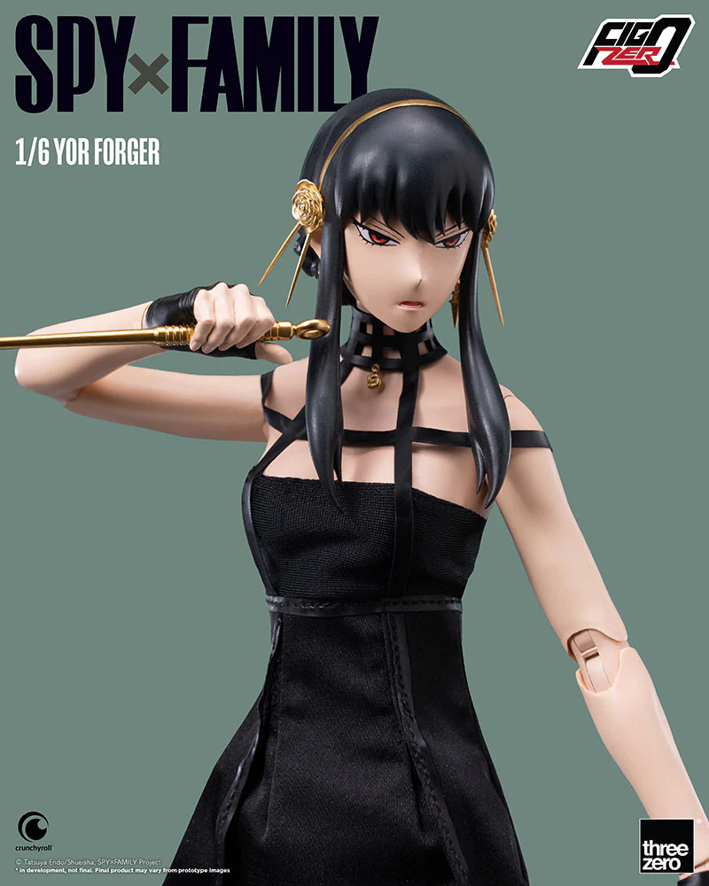 [Pre-order] SPYxFAMILY - Yor Forger FigZero 1/6 Action Figure ThreeZero - Image 13