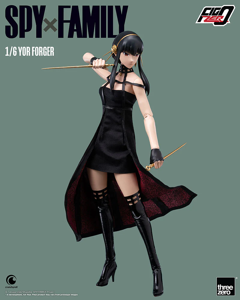 [Pre-order] SPYxFAMILY - Yor Forger FigZero 1/6 Action Figure ThreeZero - Image 4