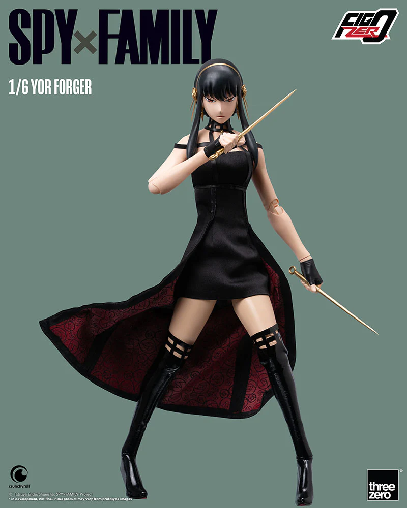 [Pre-order] SPYxFAMILY - Yor Forger FigZero 1/6 Action Figure ThreeZero - Image 5