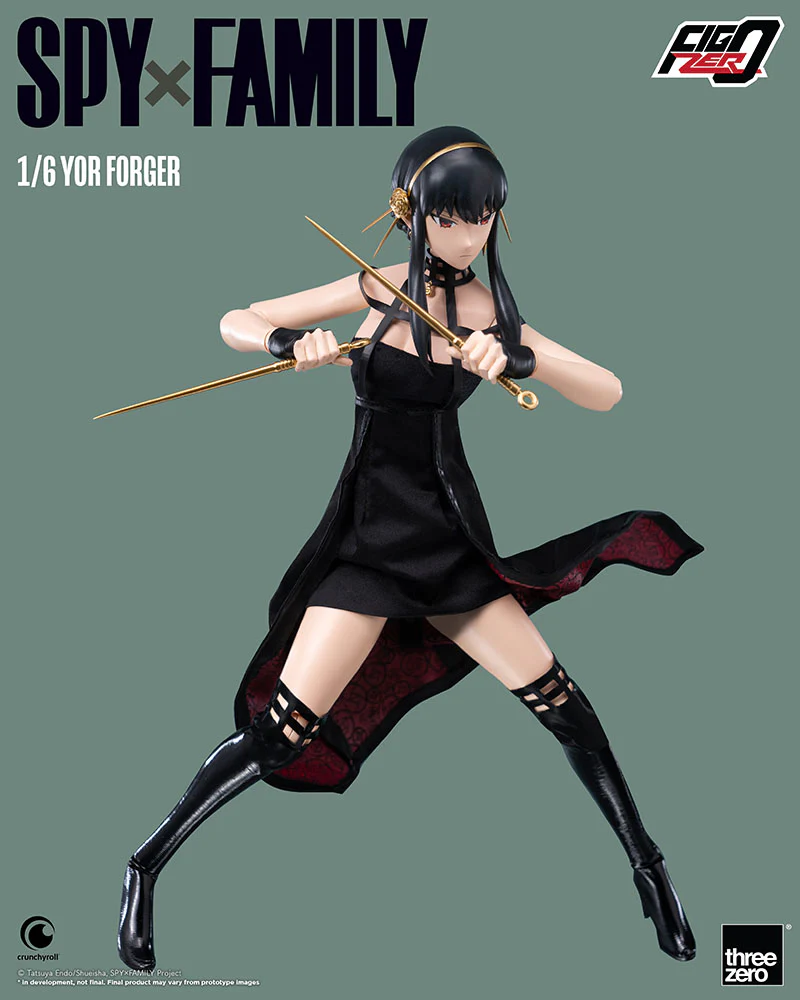 [Pre-order] SPYxFAMILY - Yor Forger FigZero 1/6 Action Figure ThreeZero - Image 7