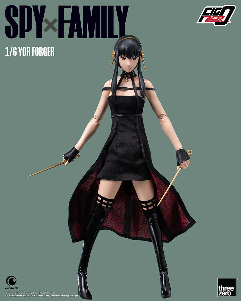 [Pre-order] SPYxFAMILY - Yor Forger FigZero 1/6 Action Figure ThreeZero - Image 8