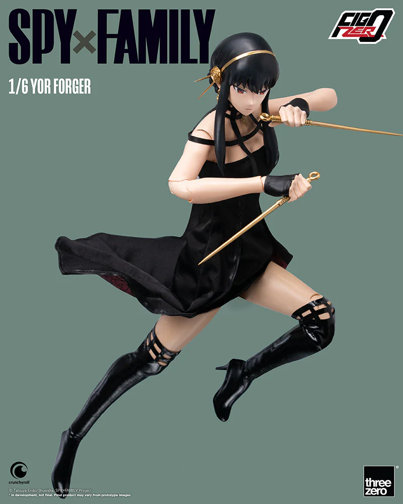 [Pre-order] SPYxFAMILY - Yor Forger FigZero 1/6 Action Figure ThreeZero - Image 9