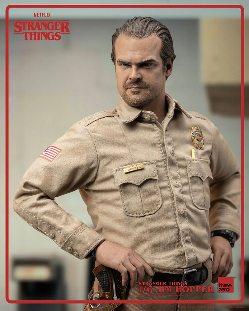 [Pre-order] Stranger Things - Jim Hopper (Season 1) 1/6 Action Figure ThreeZero - Image 12