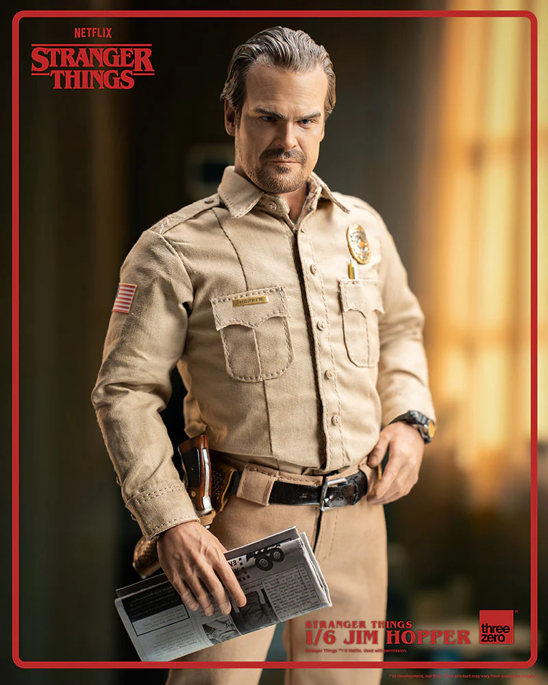 [Pre-order] Stranger Things - Jim Hopper (Season 1) 1/6 Action Figure ThreeZero - Image 4