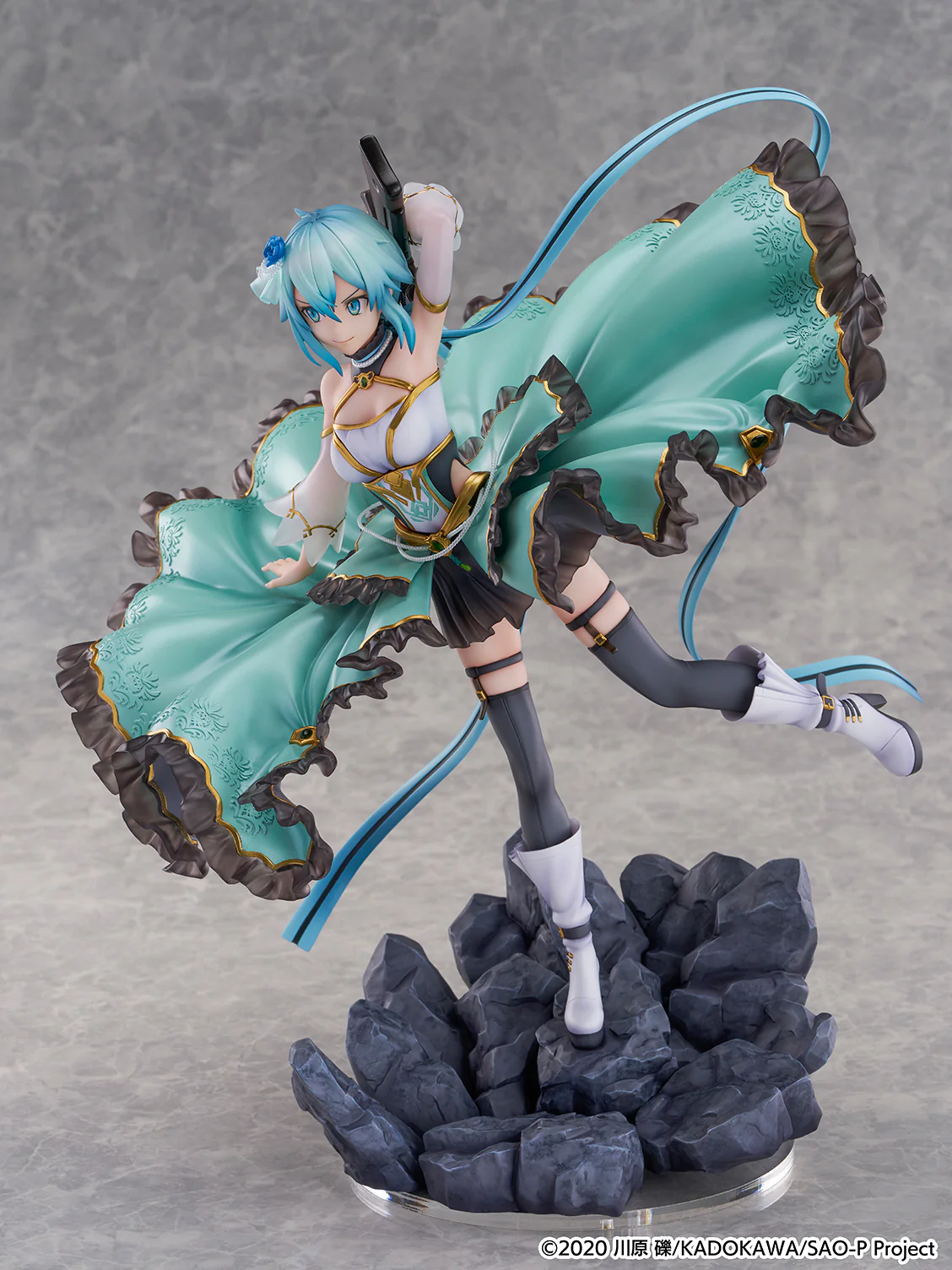 [Pre-order] Sword Art Online - Sinon (Crystal Dress Ver.) 1/7 Scale Figure CyberZ - Image 6
