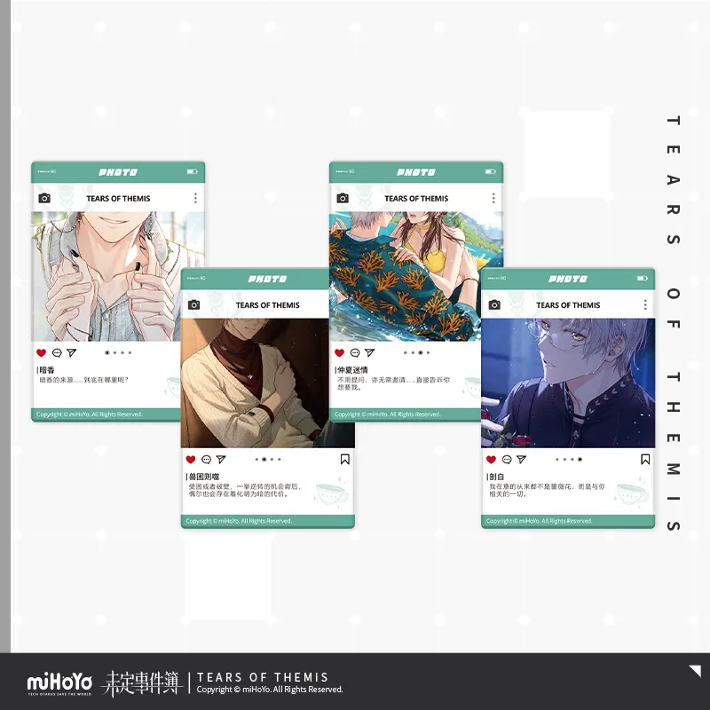 [Pre-order] Tears of Themis - Collection Series Fixed CG Acrylic Photo Card Vol.7 miHoYo - Image 4