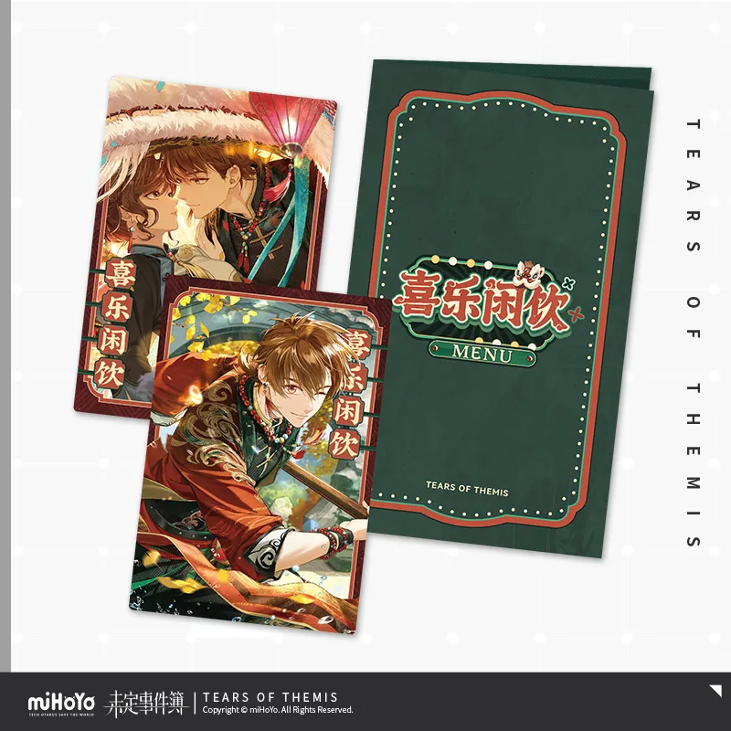 [Pre-order]  Tears of Themis - Delightful Dining Business Hours Souvenir Card Set miHoYo - Image 3