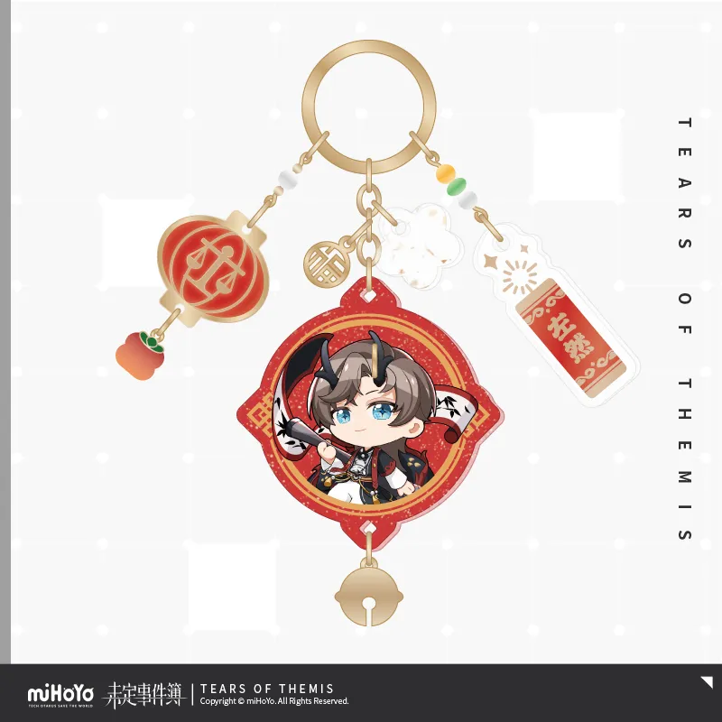 Tears of Themis - Dragon Happy New Year Series Chibi Keychain miHoYo - Image 3