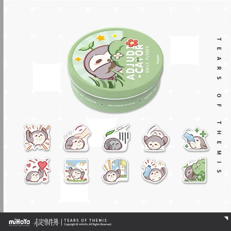 [Pre-order] Tears of Themis - Fluffy Everyday Series Chibi Crystal Sticker Storage Box miHoYo - Image 4