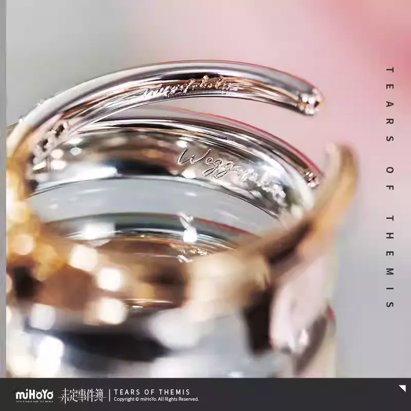 [Pre-order] Tears of Themis - Forever Begins With You Series Heartbeat Vow Couple Rings miHoYo - Image 4