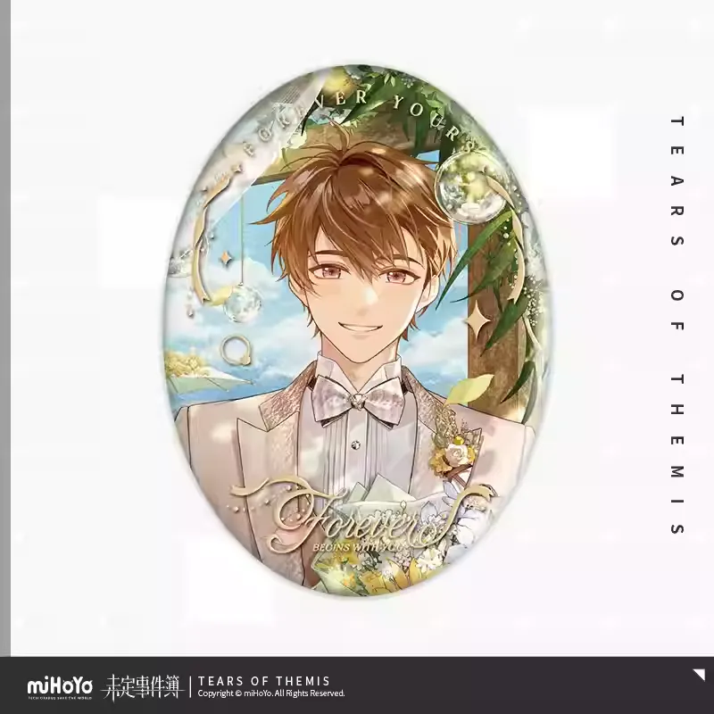 [Pre-order] Tears of Themis - Forever Begins With You Series Irregular Badge miHoYo - Image 2