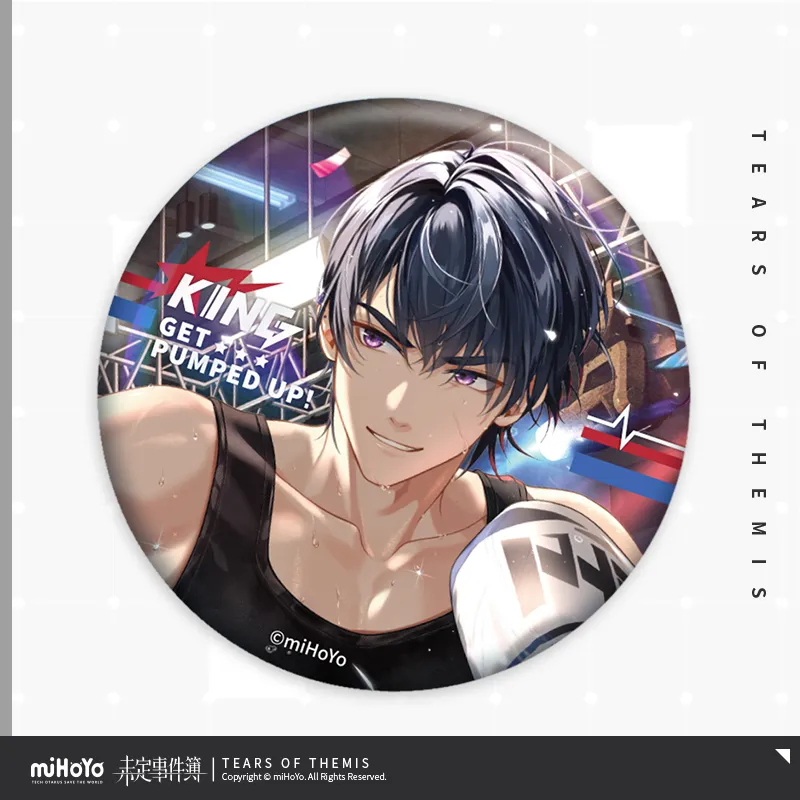 [Pre-order] Tears of Themis - Get Pumped Up Series Tinplate Badge miHoYo