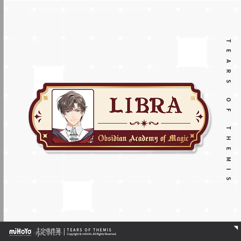 [Pre-order] Tears of Themis - Heartfelt Attraction Series Acrylic Name Badge miHoYo - Image 4