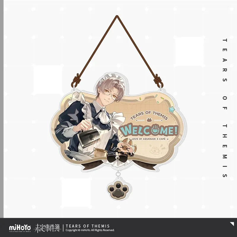 [Pre-order] Tears of Themis - Love At Azukisan's Cafe Series Acrylic Decorative Door Hanger miHoYo - Image 4