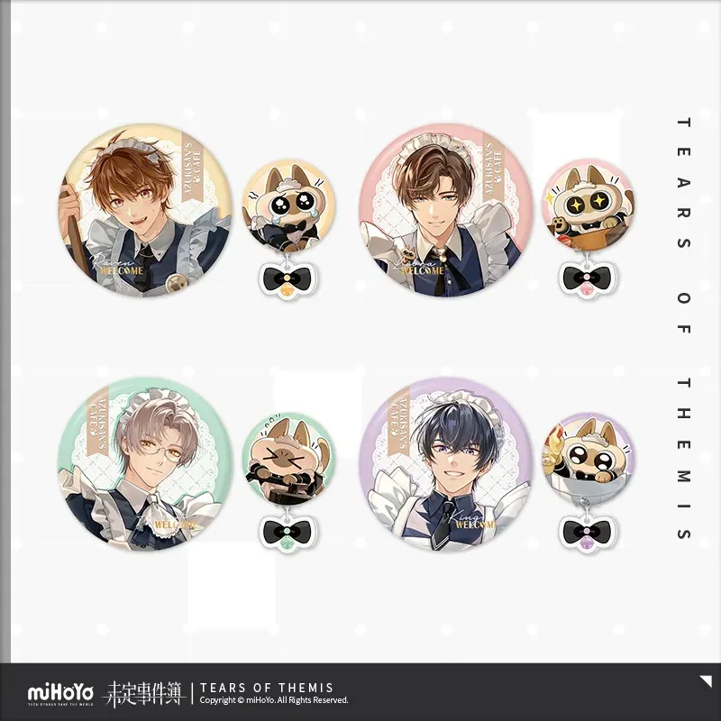 [Pre-order] Tears of Themis - Love At Azukisan's Cafe Series Badge Set miHoYo