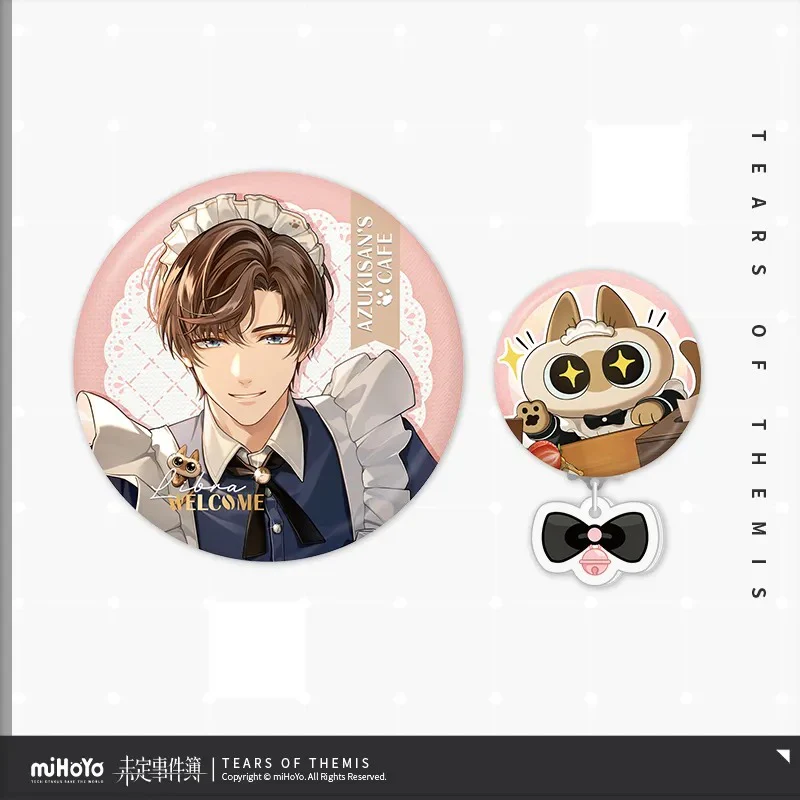 [Pre-order] Tears of Themis - Love At Azukisan's Cafe Series Badge Set miHoYo - Image 3