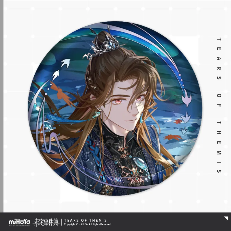 [Pre-order] Tears of Themis - Red Dust Together For Long Life Series Tinplate Badge miHoYo - Image 5