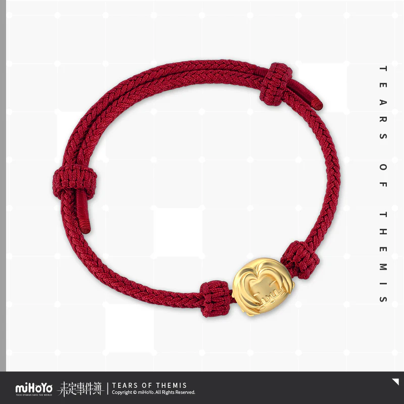 Tears of Themis - Red Thread Silver Bracelet miHoYo - Image 3