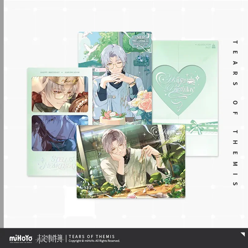 [Pre-order] Tears of Themis - Stellis Heartbeat Series Adjudicator Birthday Commemorative Card Set miHoYo