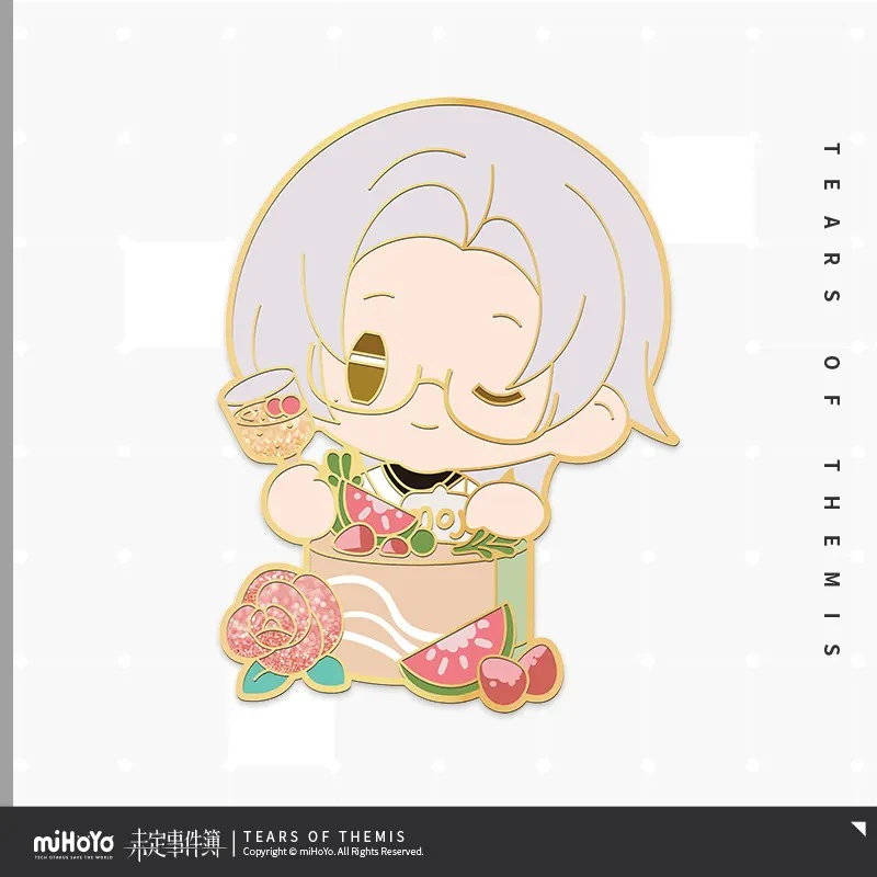 [Pre-order] Tears of Themis - Stellis Heartbeat Series Adjudicator Birthday Metal Badge miHoYo