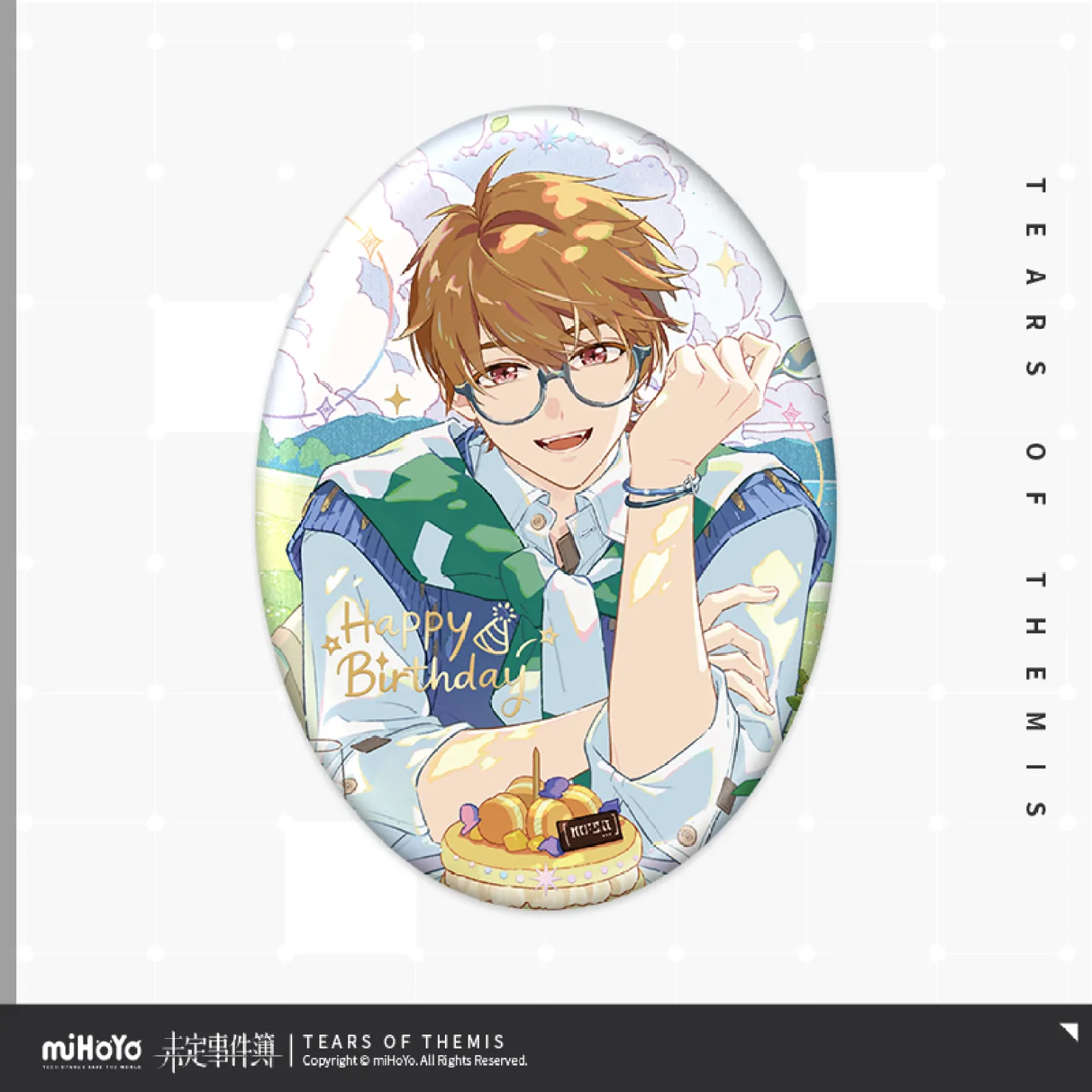 [Pre-order] Tears of Themis - Stellis Heartbeat Series Raven Irregular Badge miHoYo